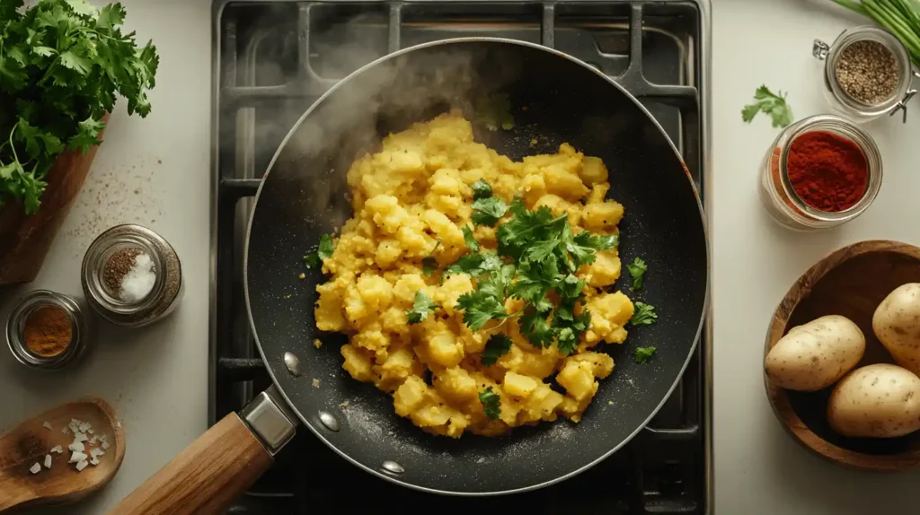 Spicy Potato Filling For Stuffed Flatbread