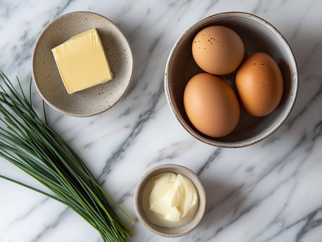 what does gordon ramsay put in his scrambled eggs