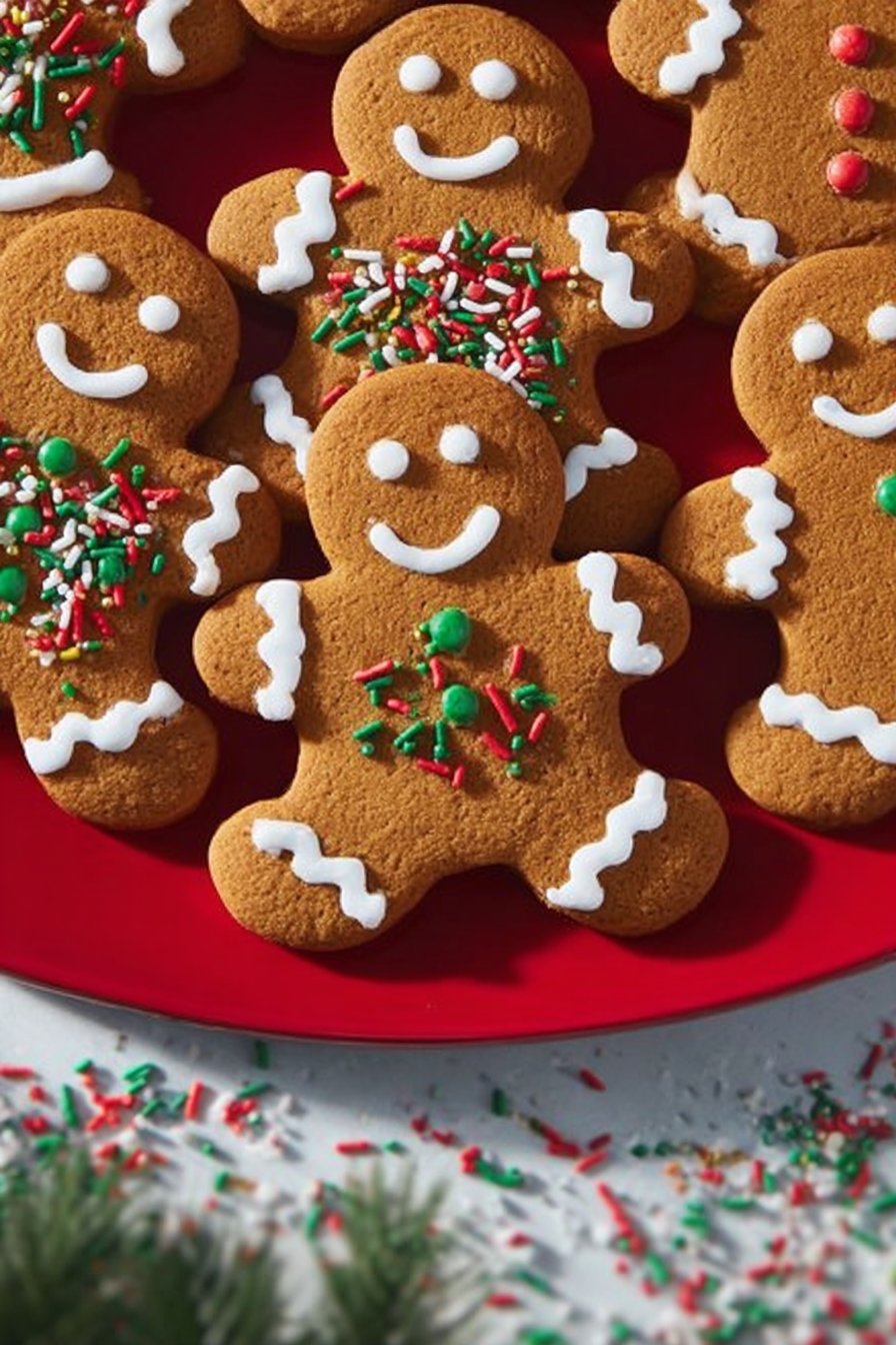 Soft & Chewy Gingerbread Men Cookies