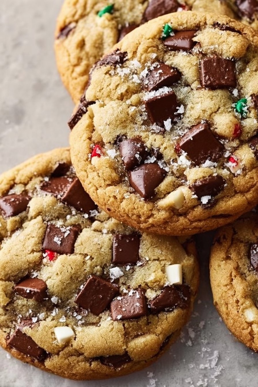 Winter Wonderland Chocolate Chip Cookies