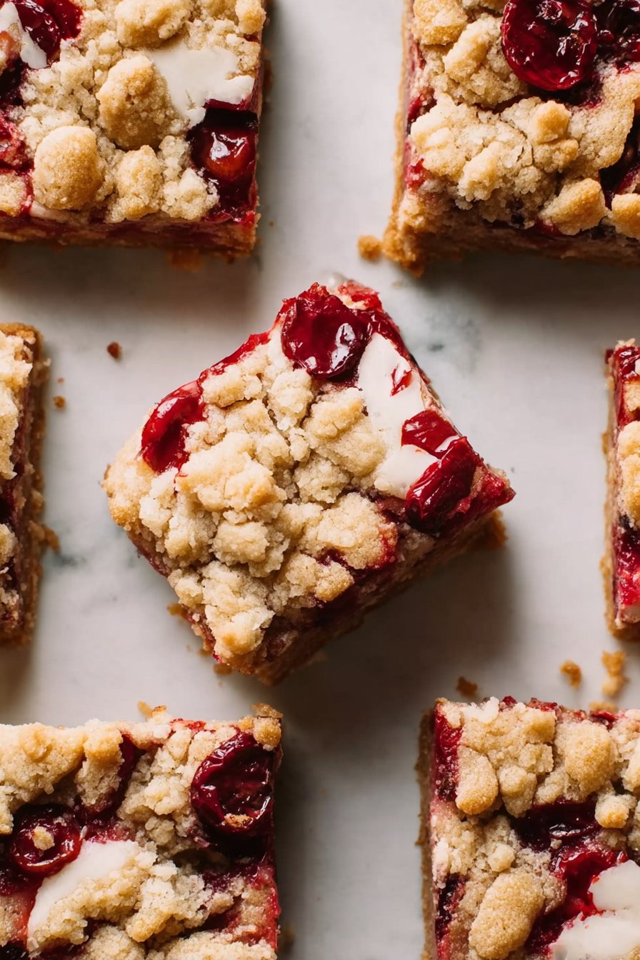 Cranberry Crumble Bars