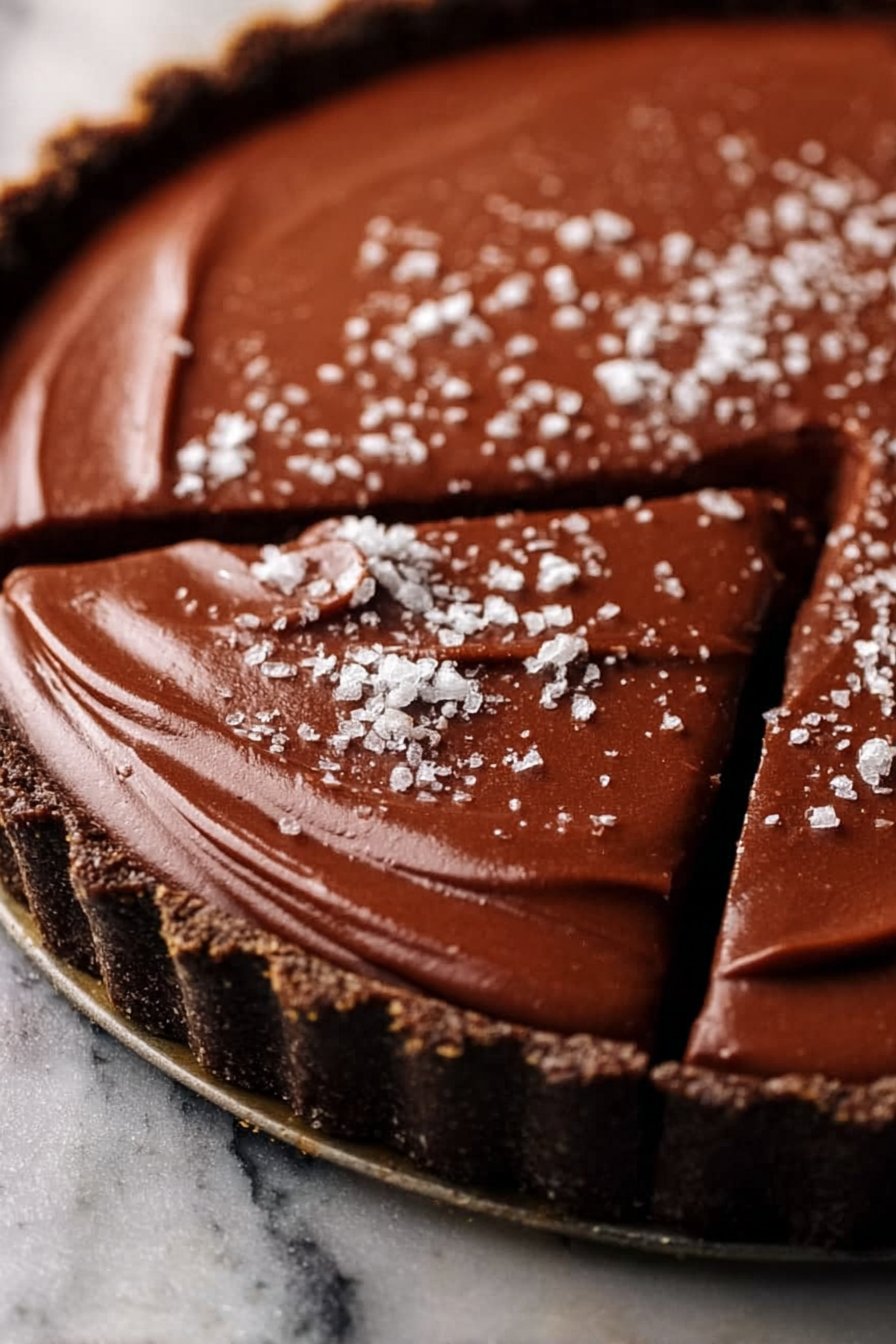 No-Bake Vegan Chocolate Tart