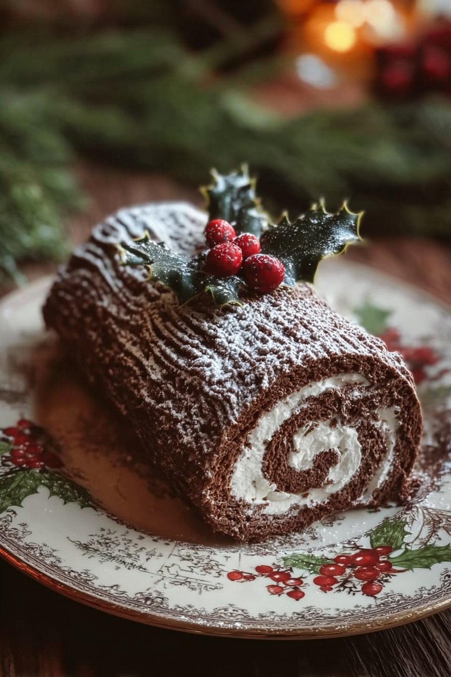 Chocolate Yule Log