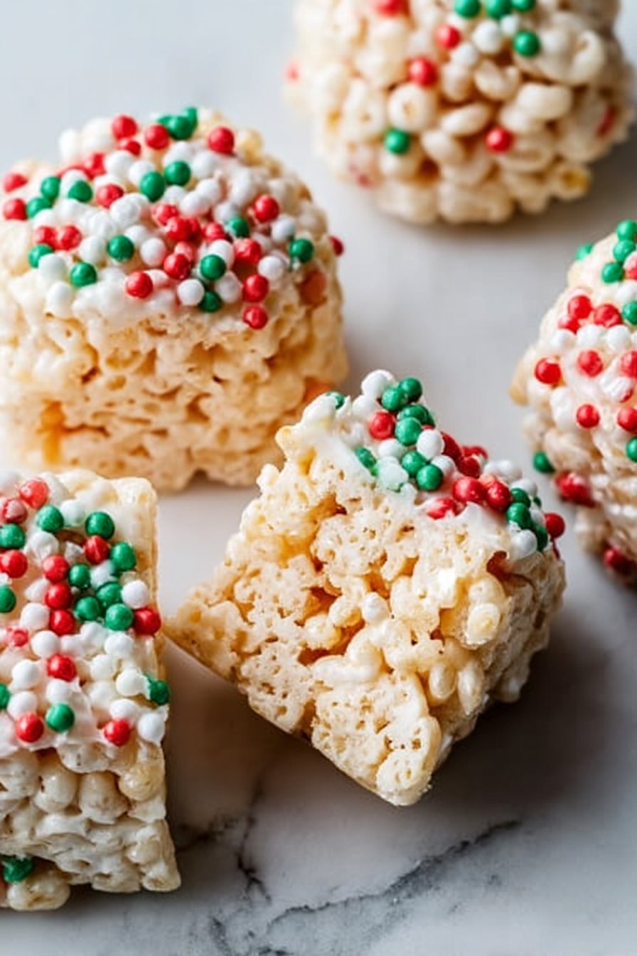 Christmas Rice Crispy Treats