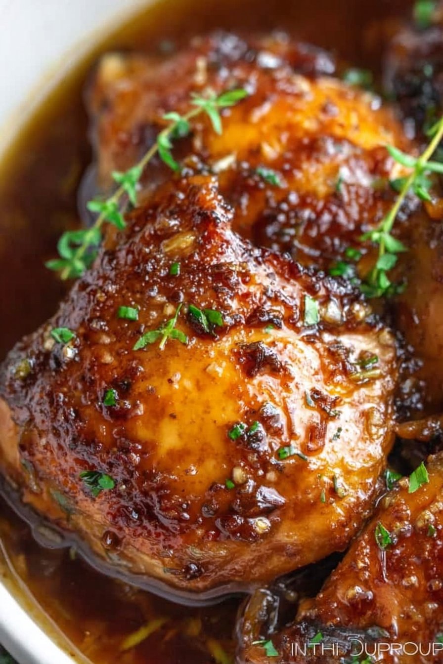 Slow Cooker Brown Sugar Garlic Chicken