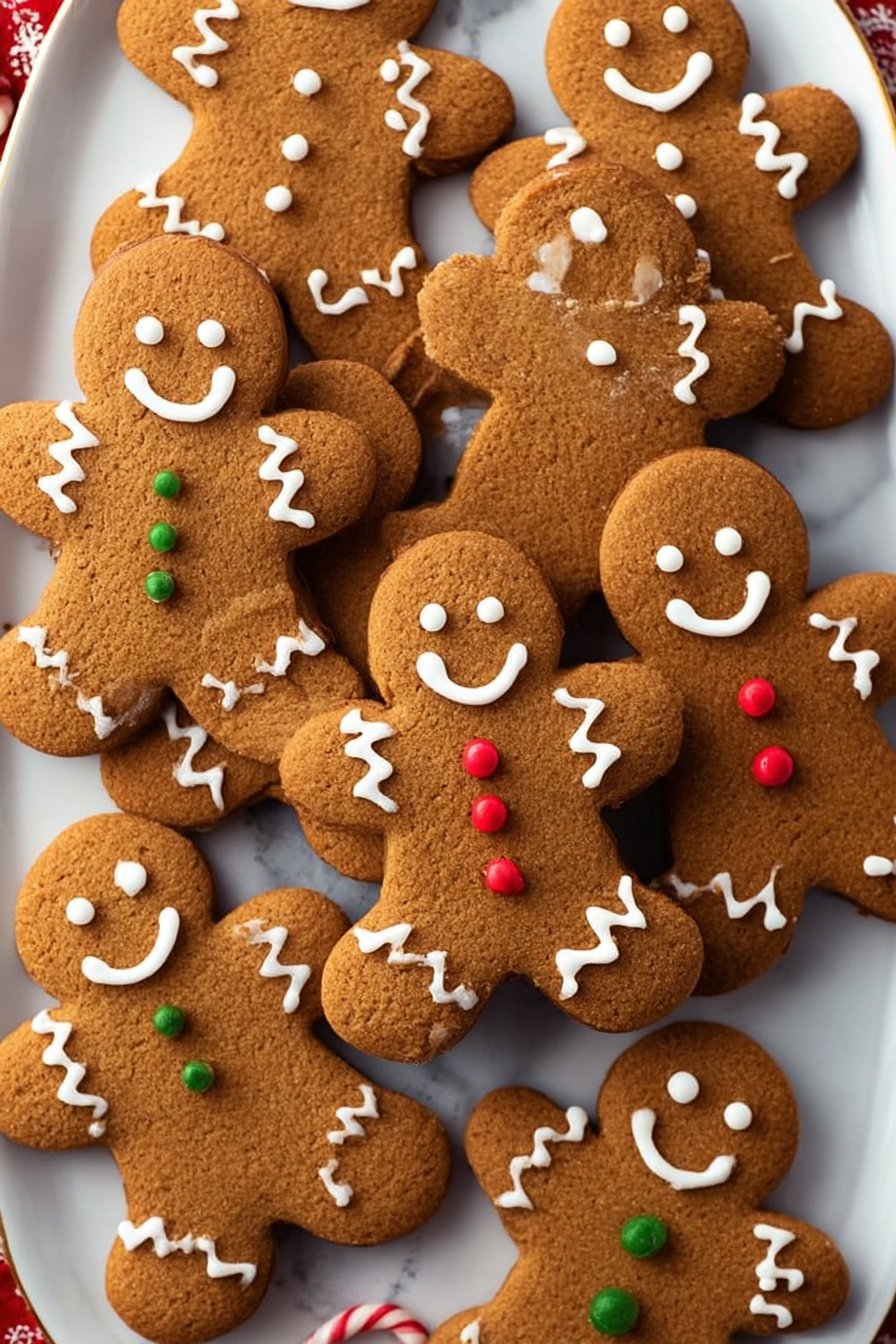 Soft & Chewy Gingerbread Men Cookies