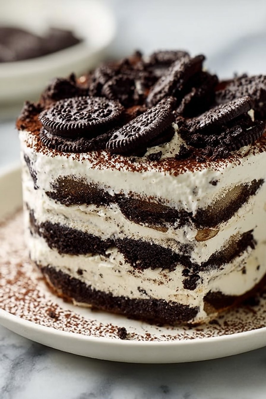Easy Vegan Oreo Tiramisu