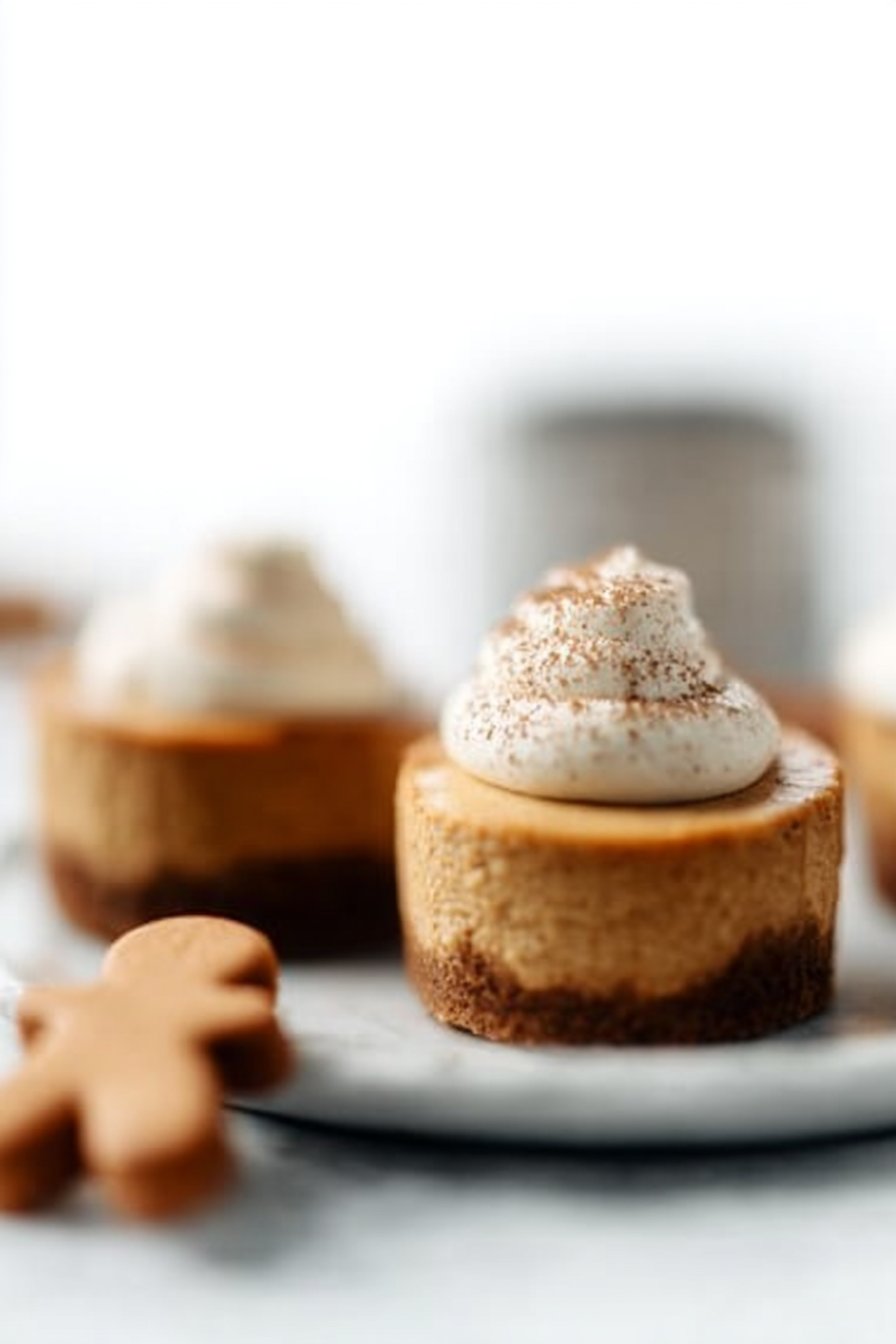 Mini Gingerbread Cheesecake