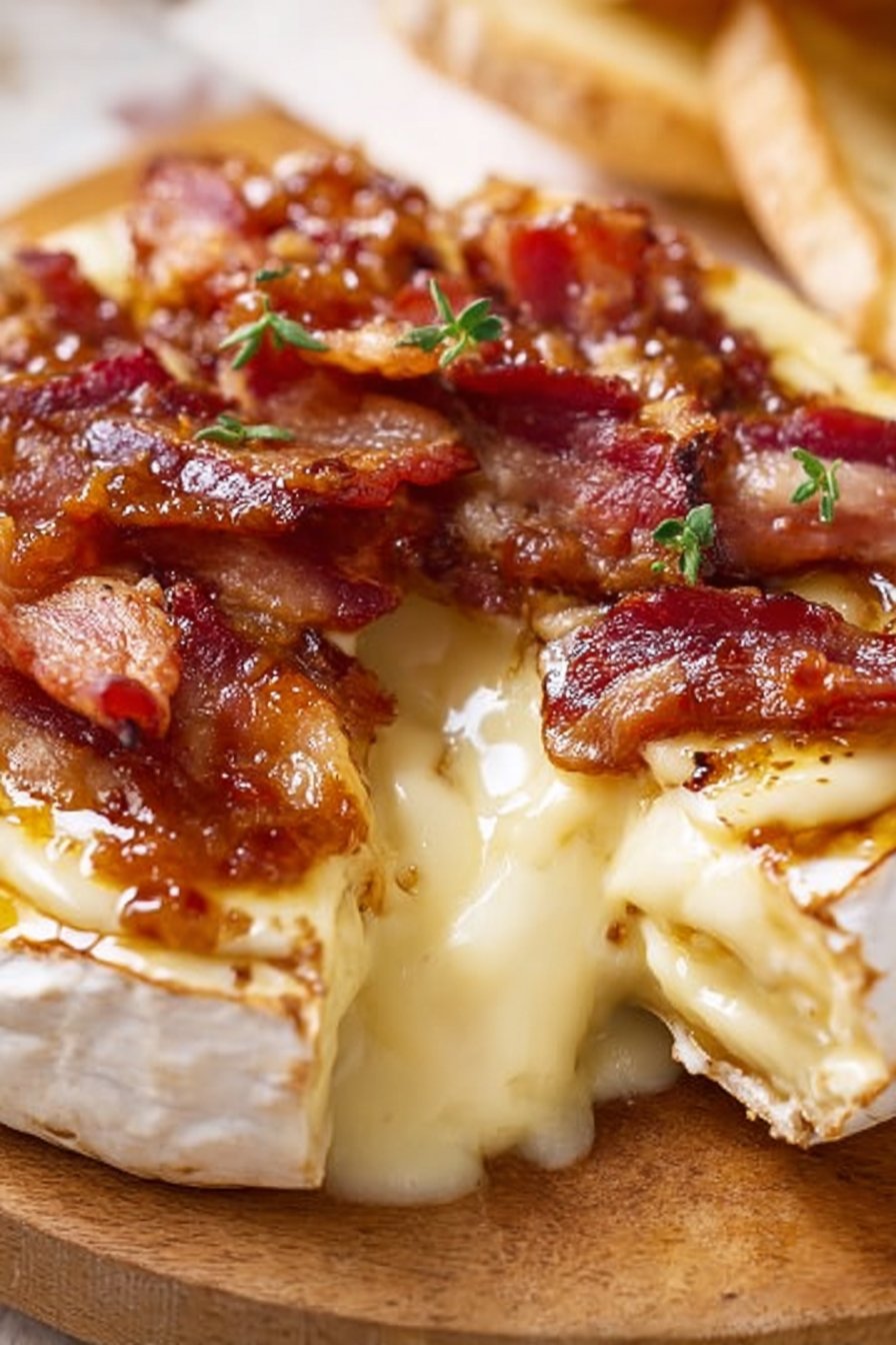 Maple Bacon Brie Cheese