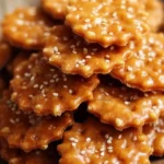 Delicious homemade caramel crackers in a bowl