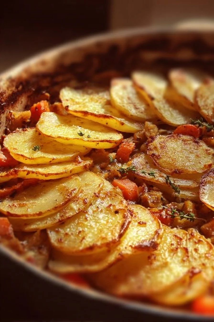 Vegan hotpot with lentils, vegetables, and flavorful broth served in a bowl.