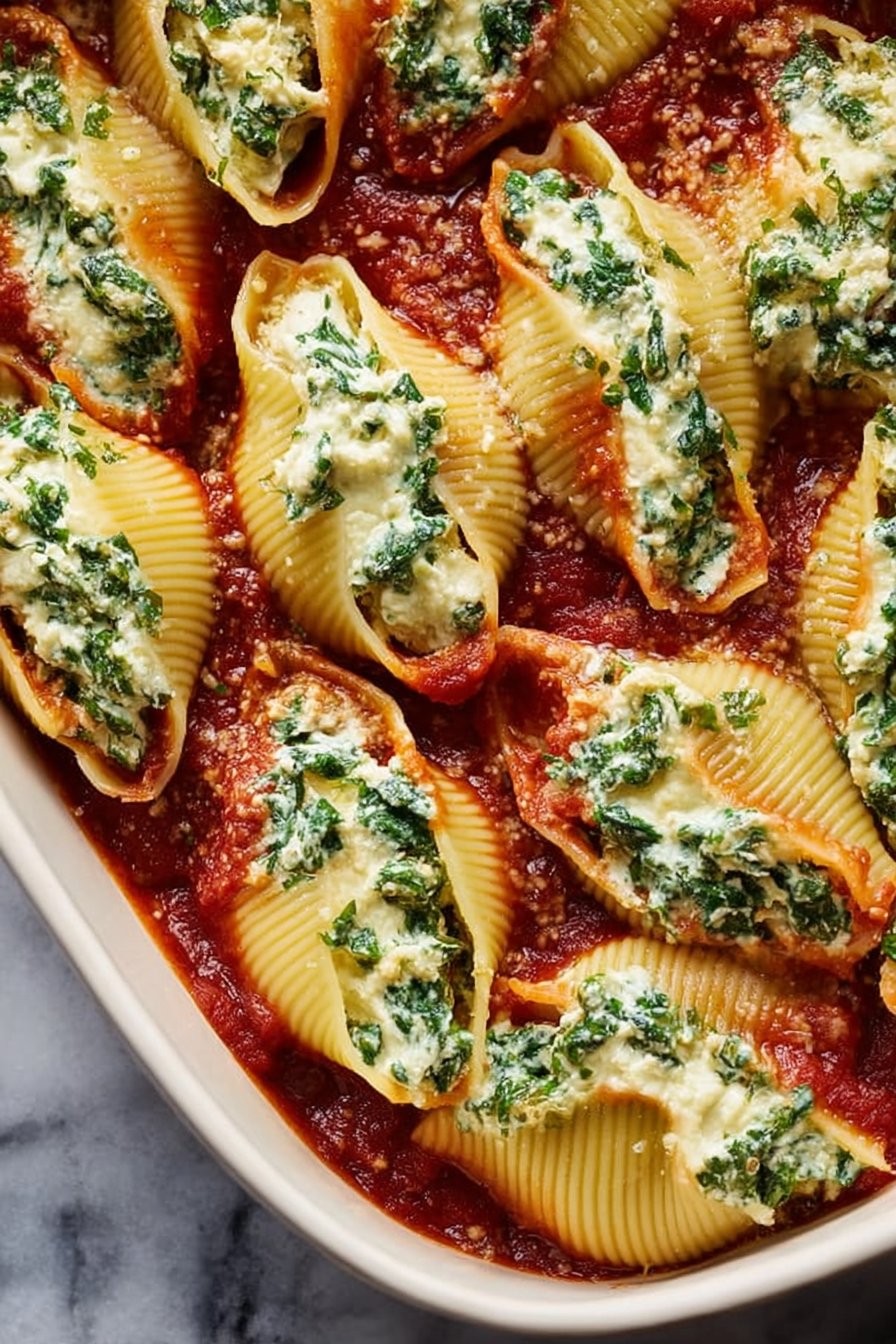 Vegan Stuffed Shells