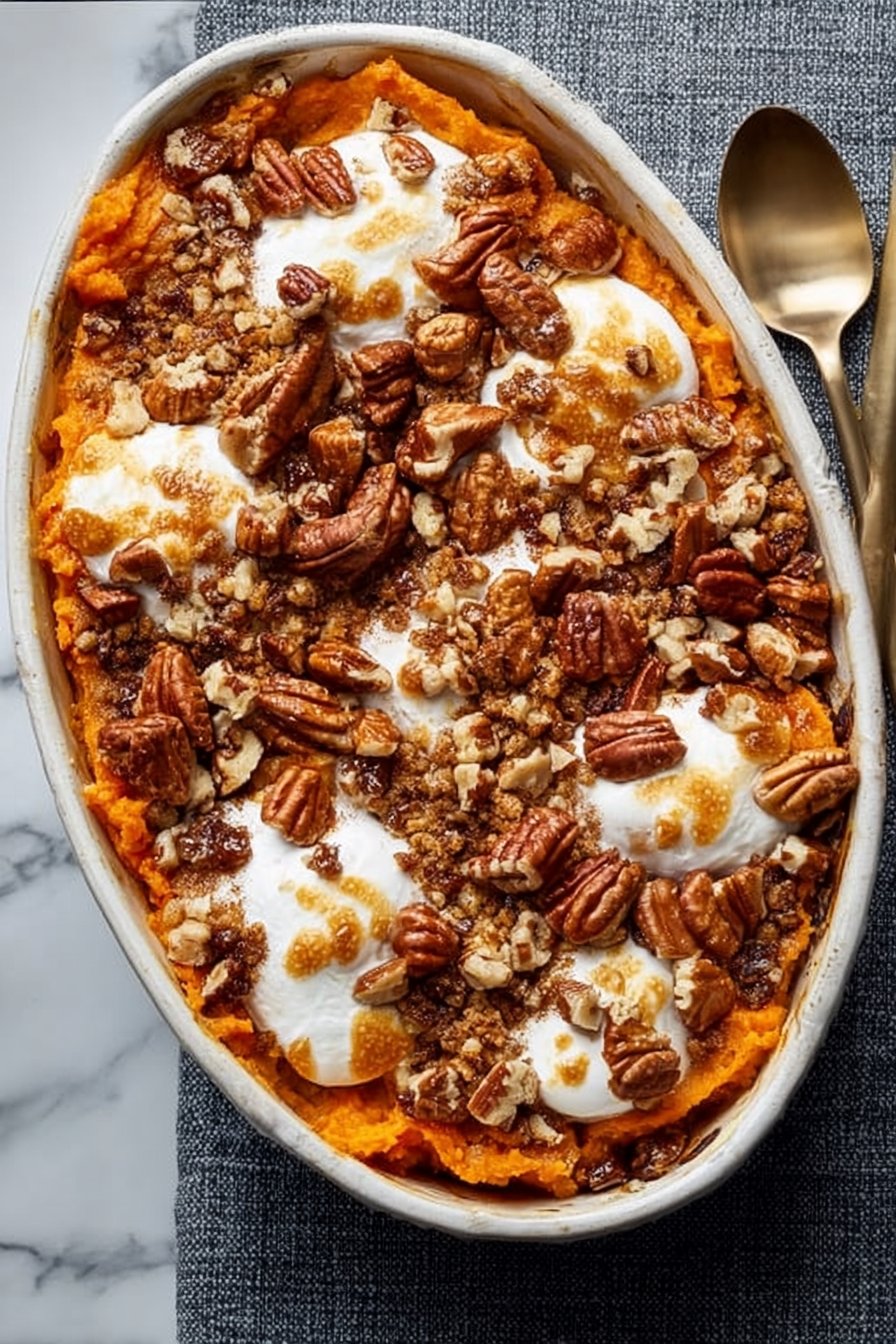Southern Maple Sweet Potato Casserole