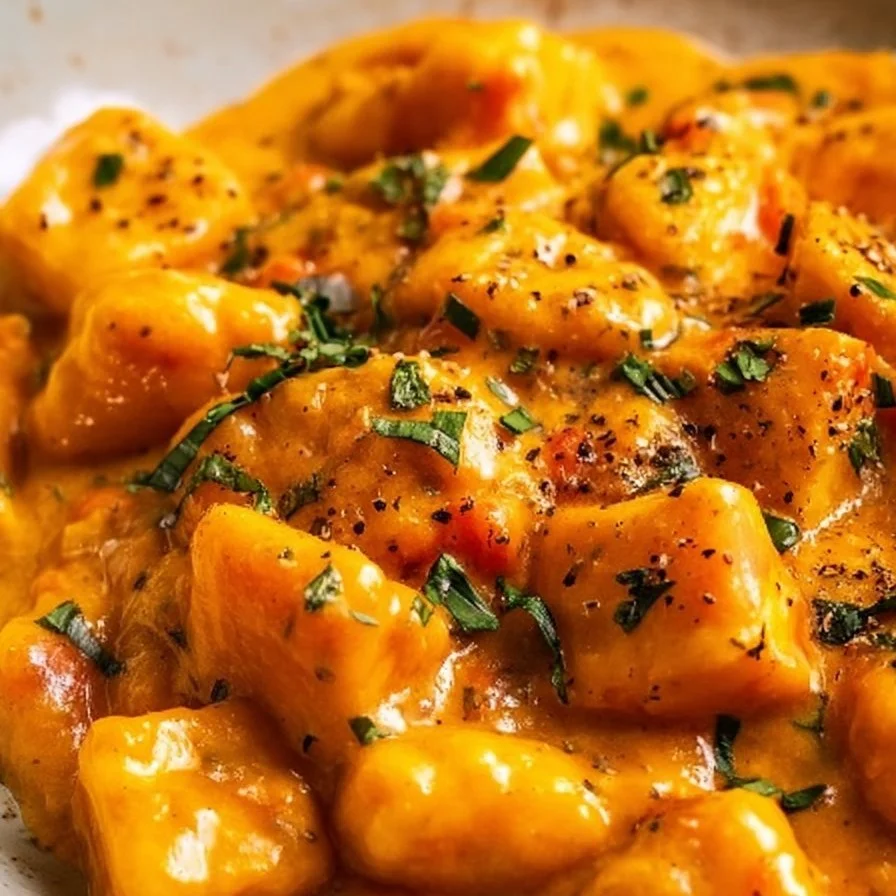 Delicious Marry Me Tofu served with vibrant vegetables and garnishes