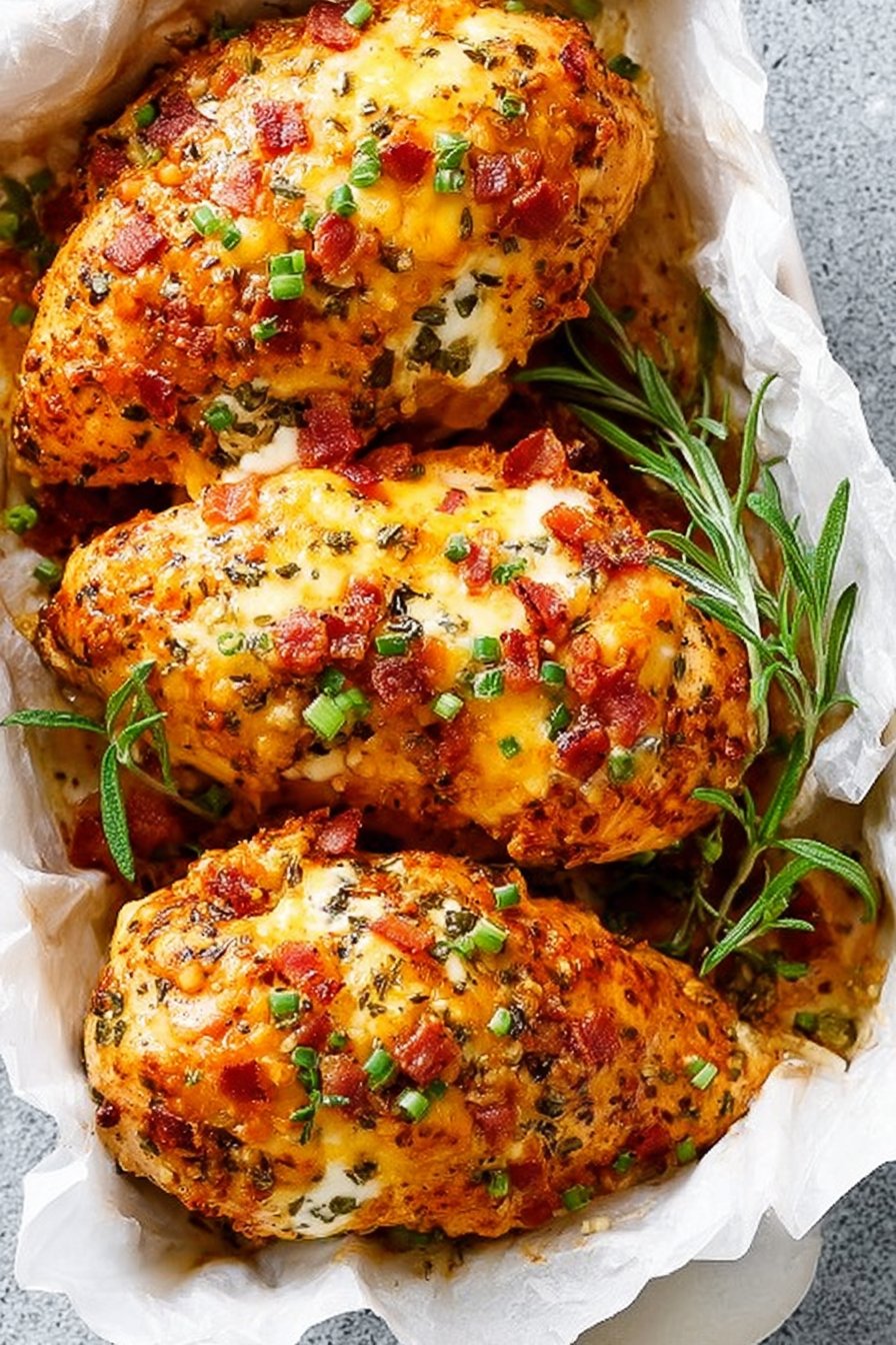 Baked Crack Chicken Breasts