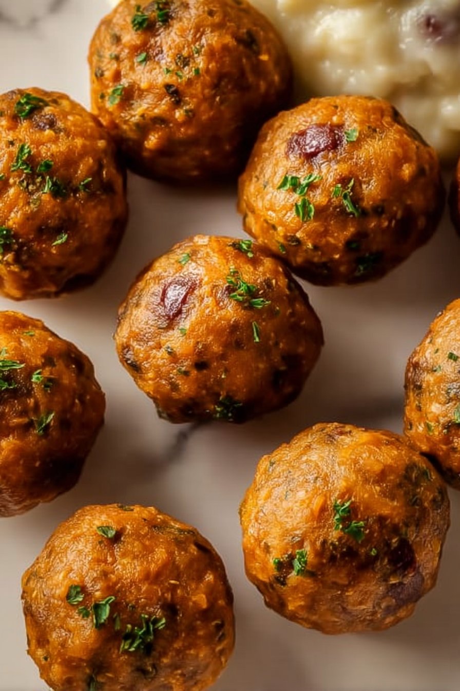 Vegan Sweet Potato Meatballs