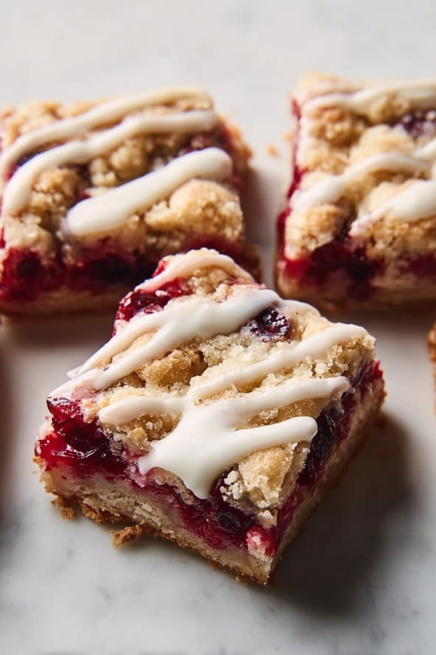 Cranberry Crumble Bars