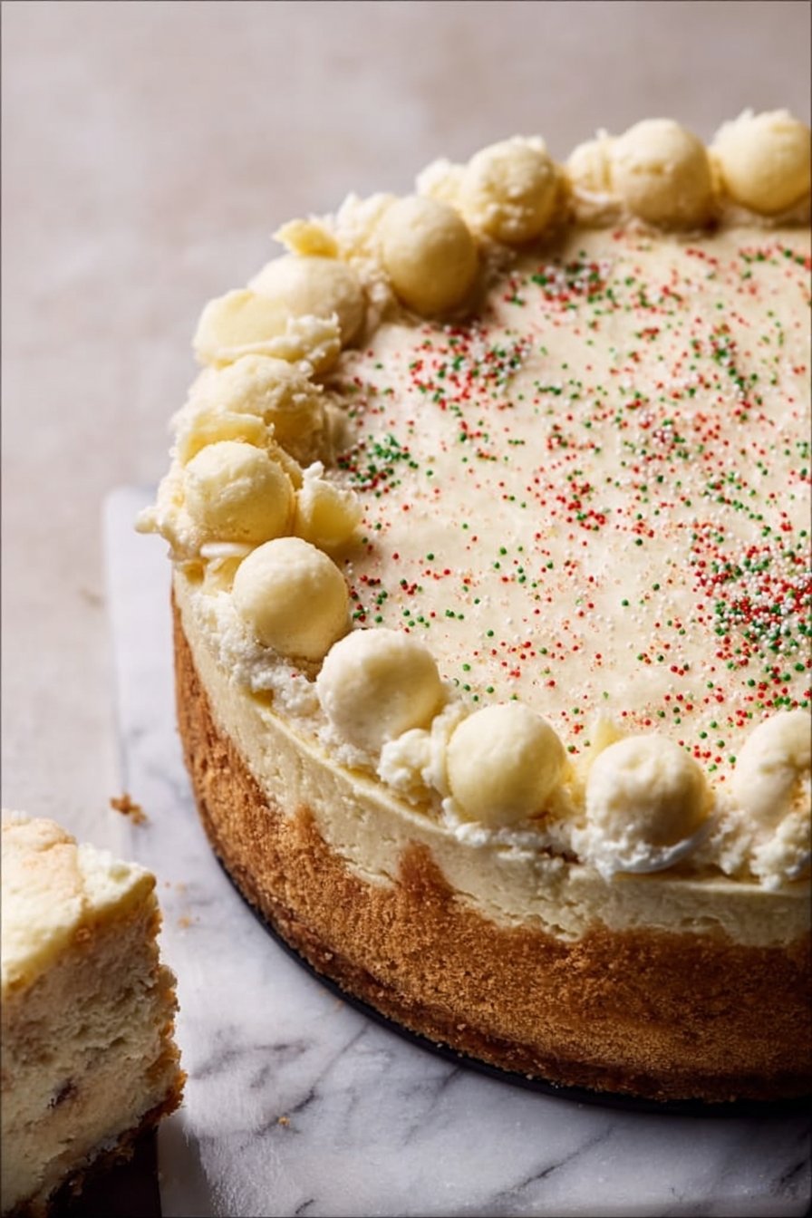 Sugar Cookie Cheesecake