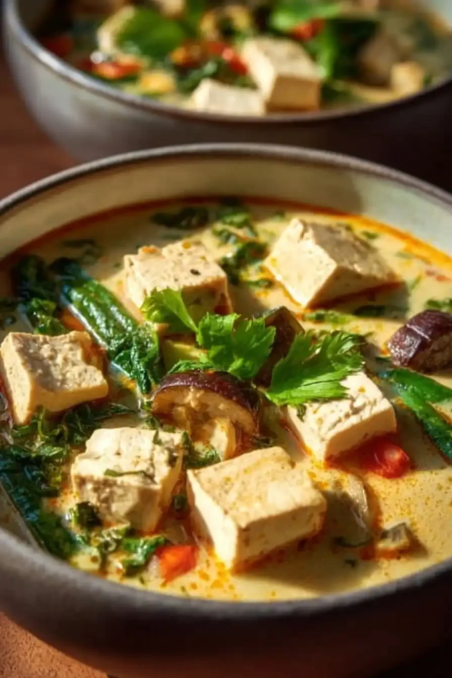 Bowls of delicious vegan soups for winter comfort and nutrition