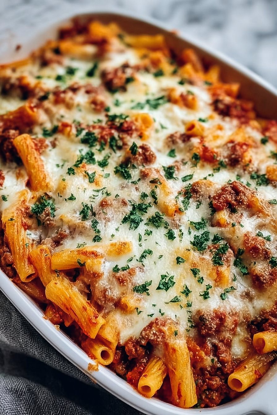 Baked Ziti with Ricotta