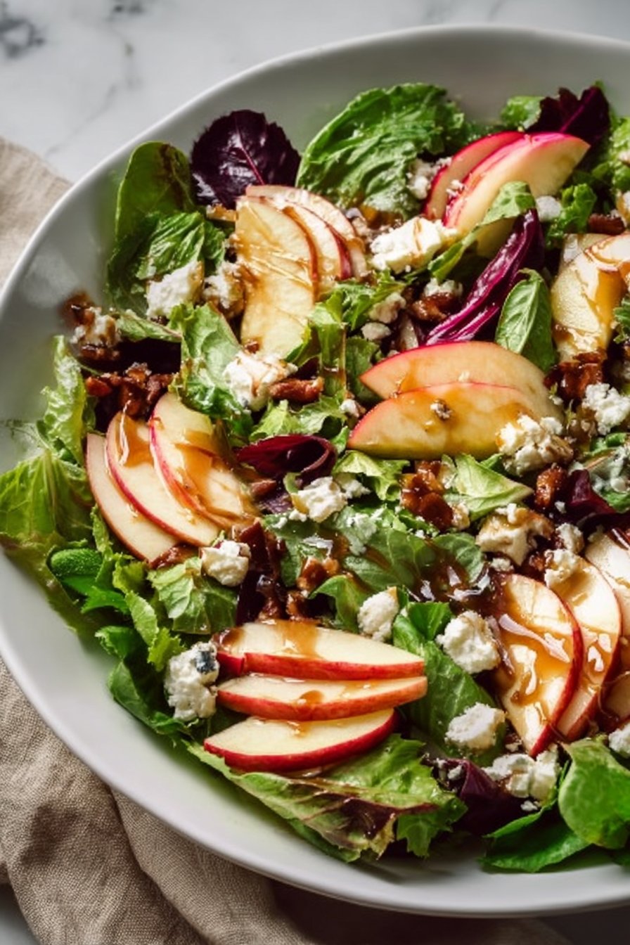 Honeycrisp Apple and Feta Salad