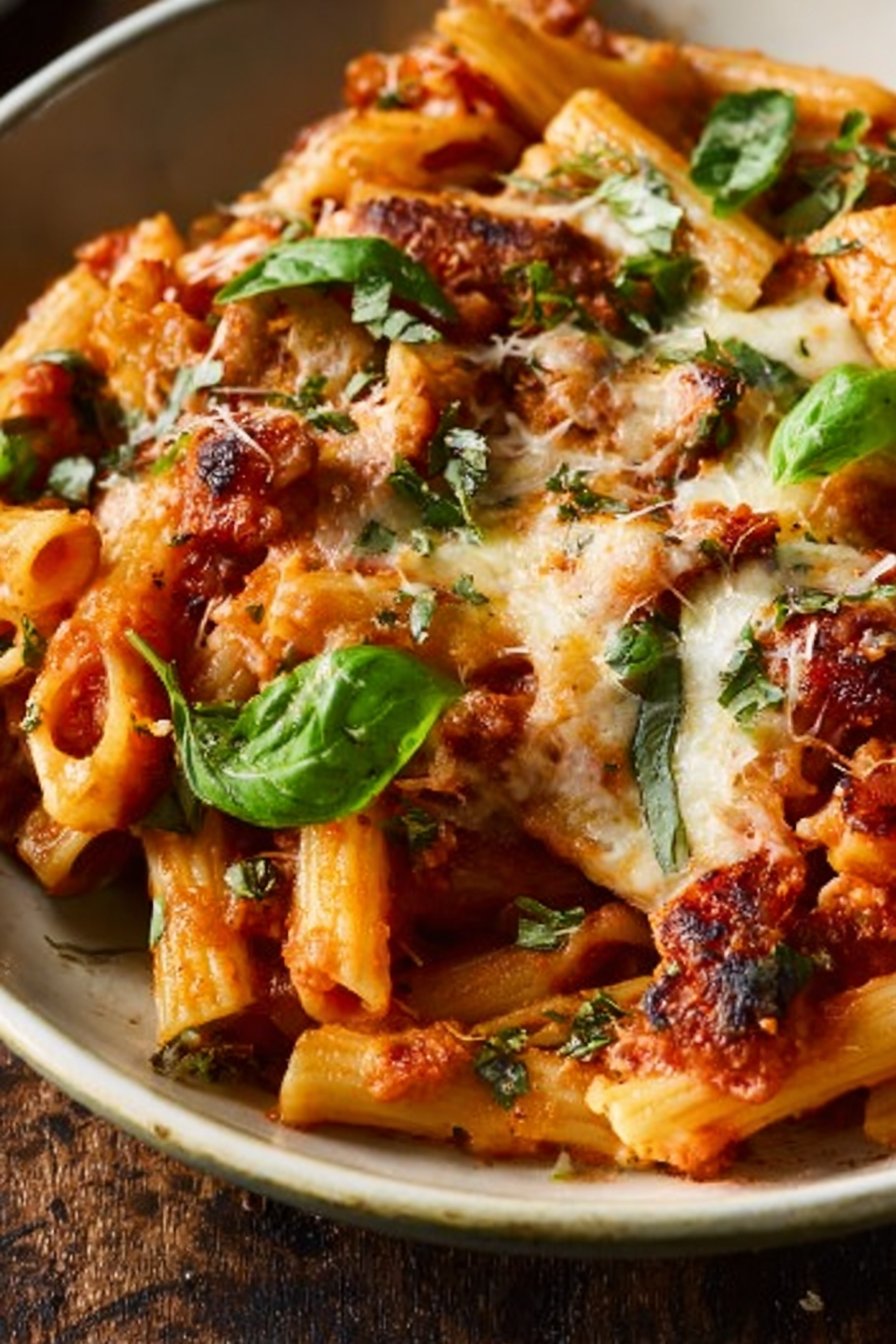 Healthy Cottage Cheese Pasta Bake With Veggies