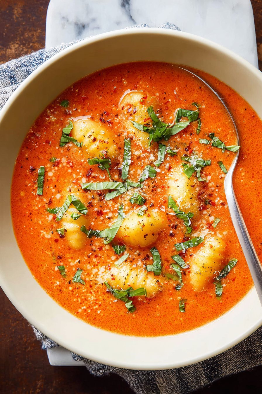 Tomato Gnocchi Soup