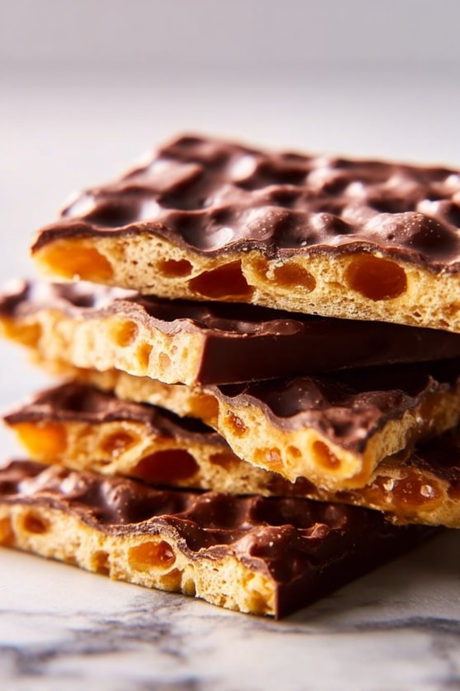 Homemade Honeycomb Candy
