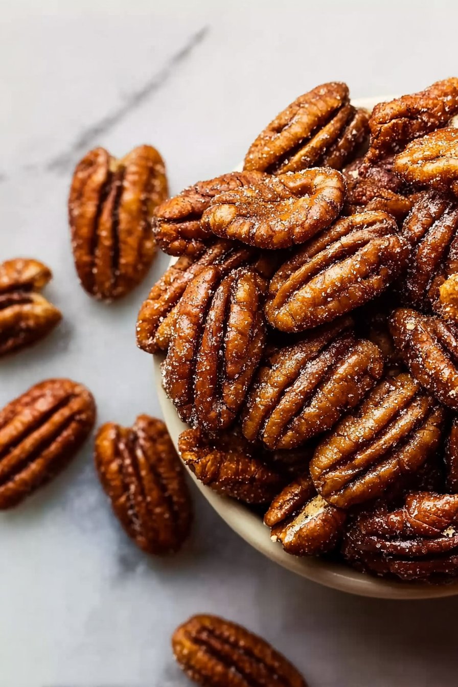 Toasted Gingersnap Pecans