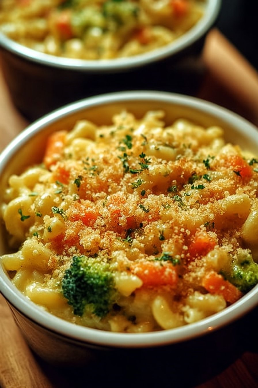 One Pot Veggie Mac and Cheese