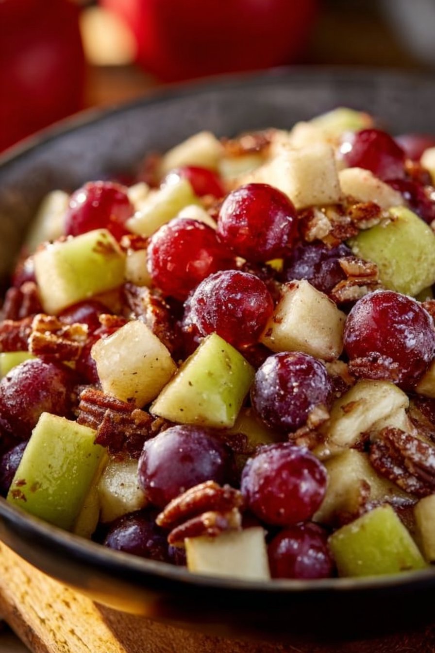 Cinnamon Apple Grape Salad