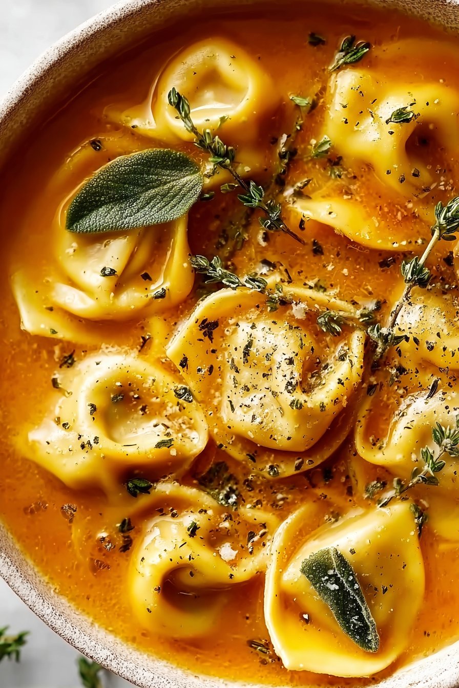 Pumpkin Tortellini Soup