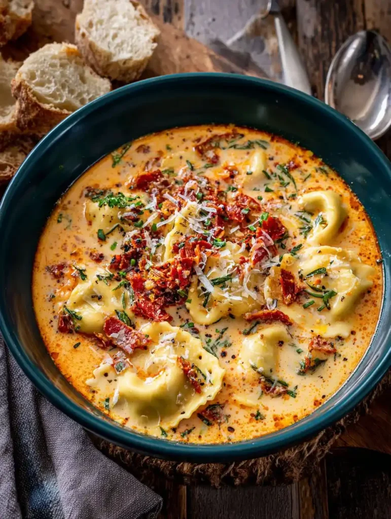 Chili Ravioli Soup