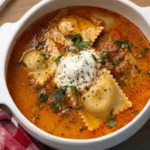 Chili Ravioli Soup Recipe
