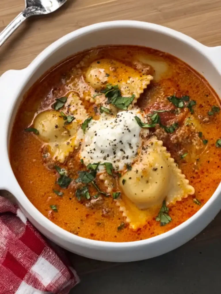 Chili Ravioli Soup Recipe