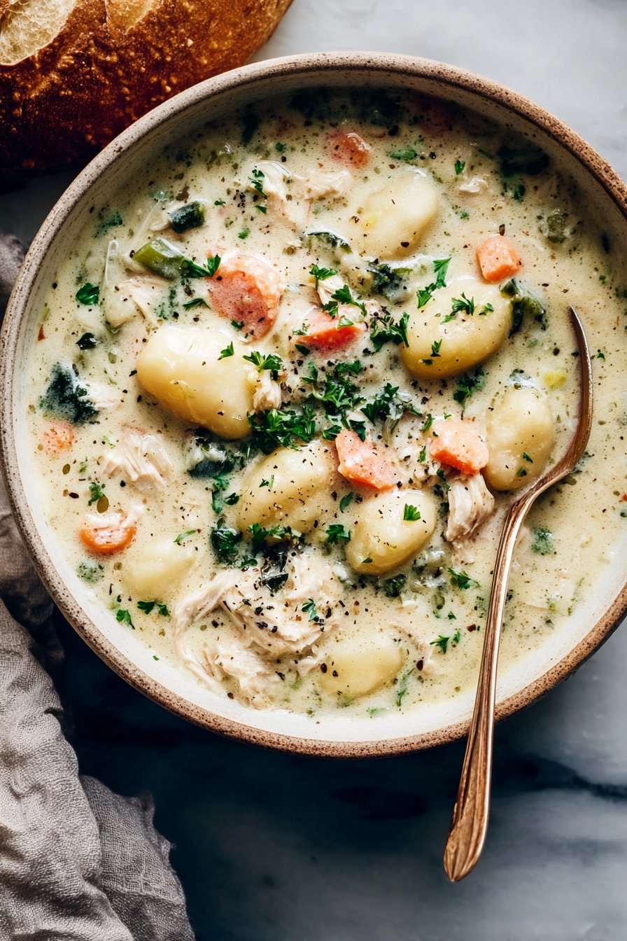 Creamy Chicken Gnocchi Soup