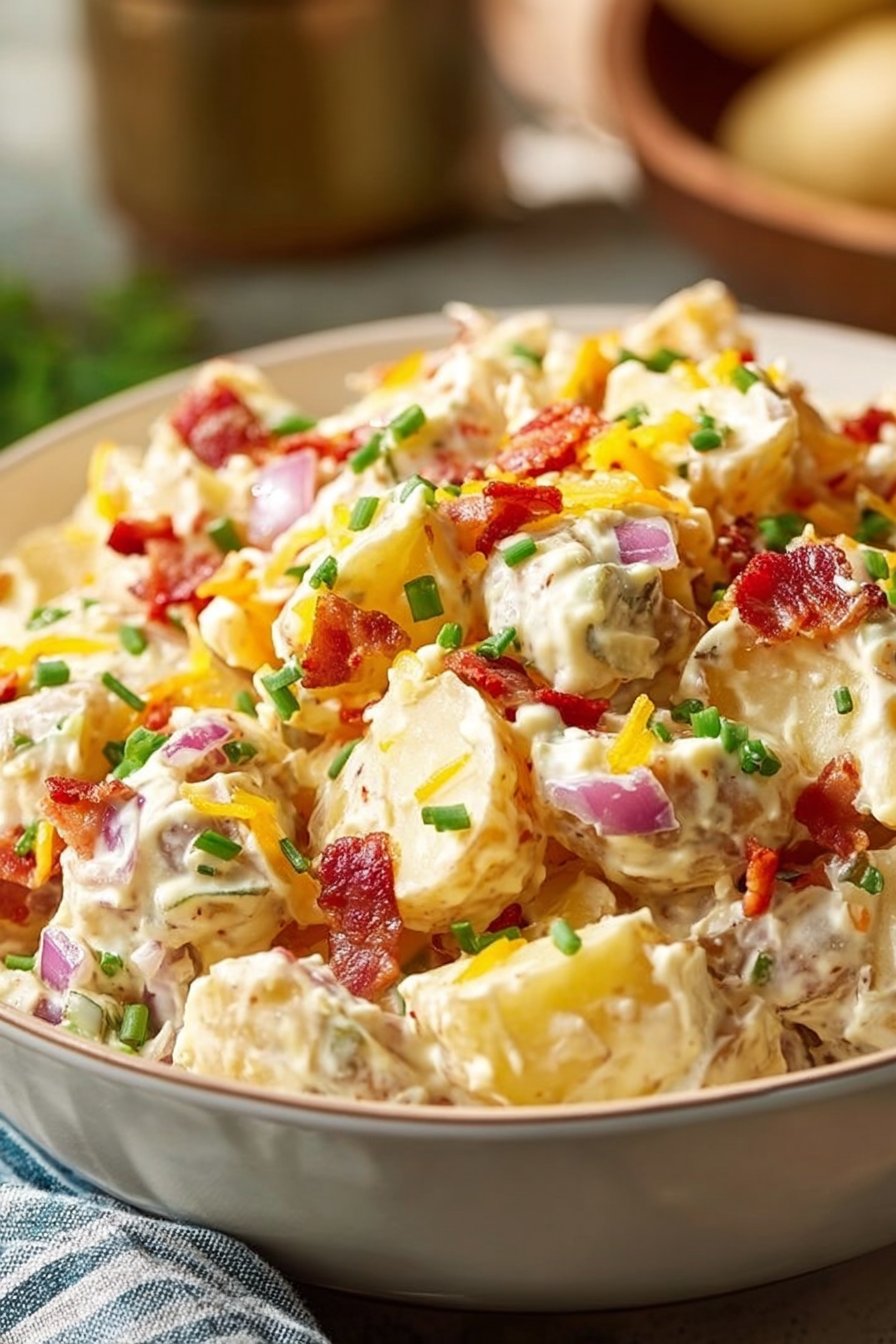 Steakhouse Potato Salad: A Creamy, Flavor-Packed Side Dish