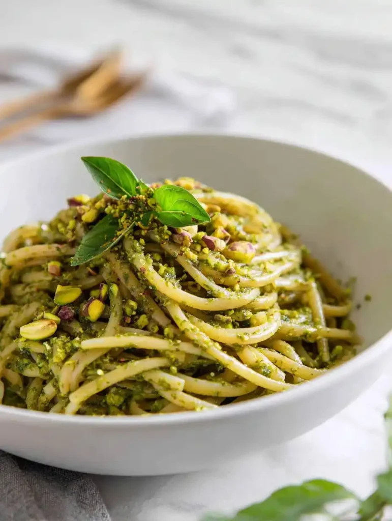 Linguine With Pistachio Pesto