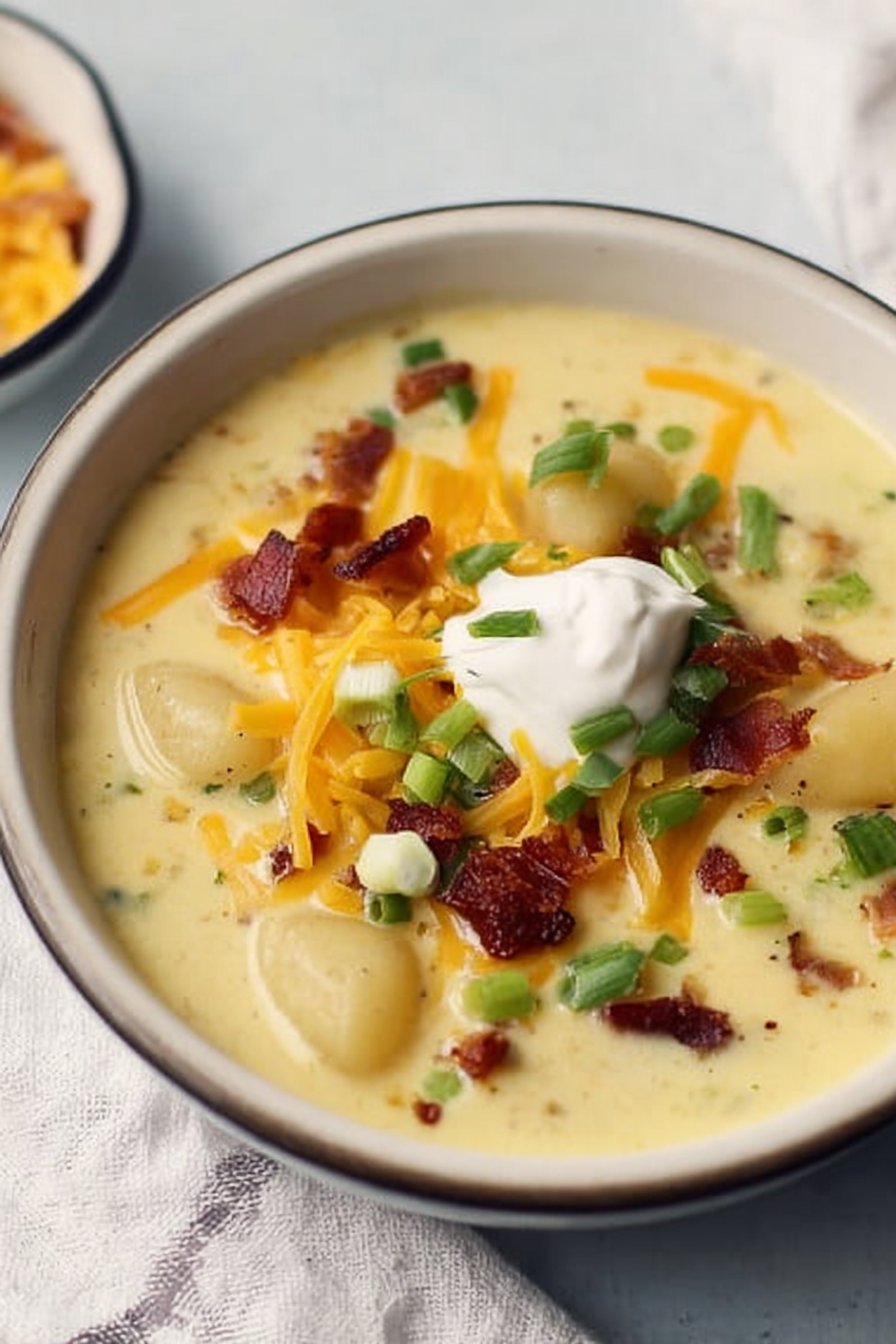 Loaded Potato Gnocchi Soup