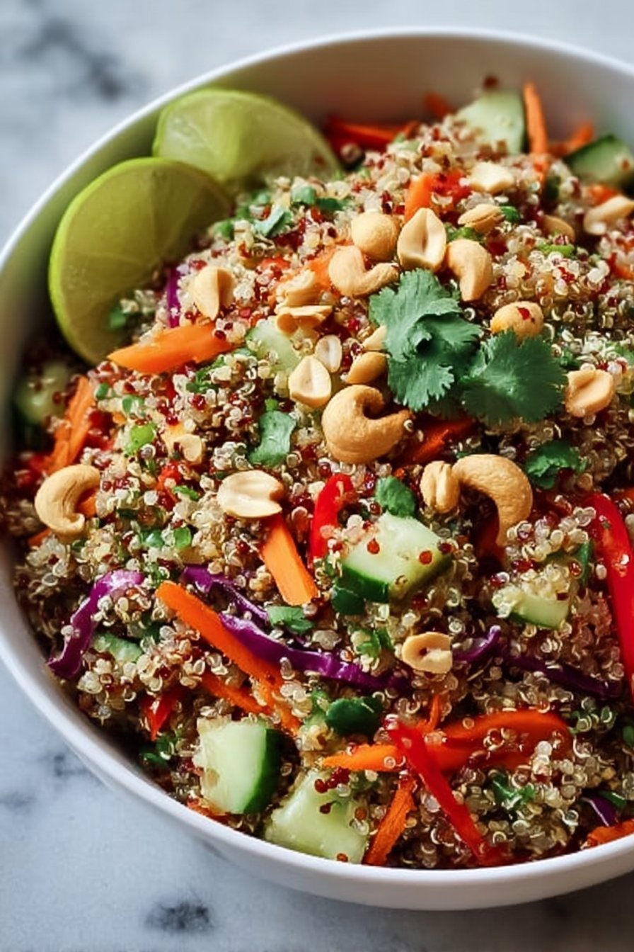 Thai Quinoa Crunch Salad: A Refreshing Healthy Delight!