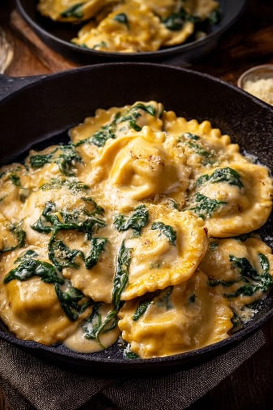 Roasted Garlic Ravioli
