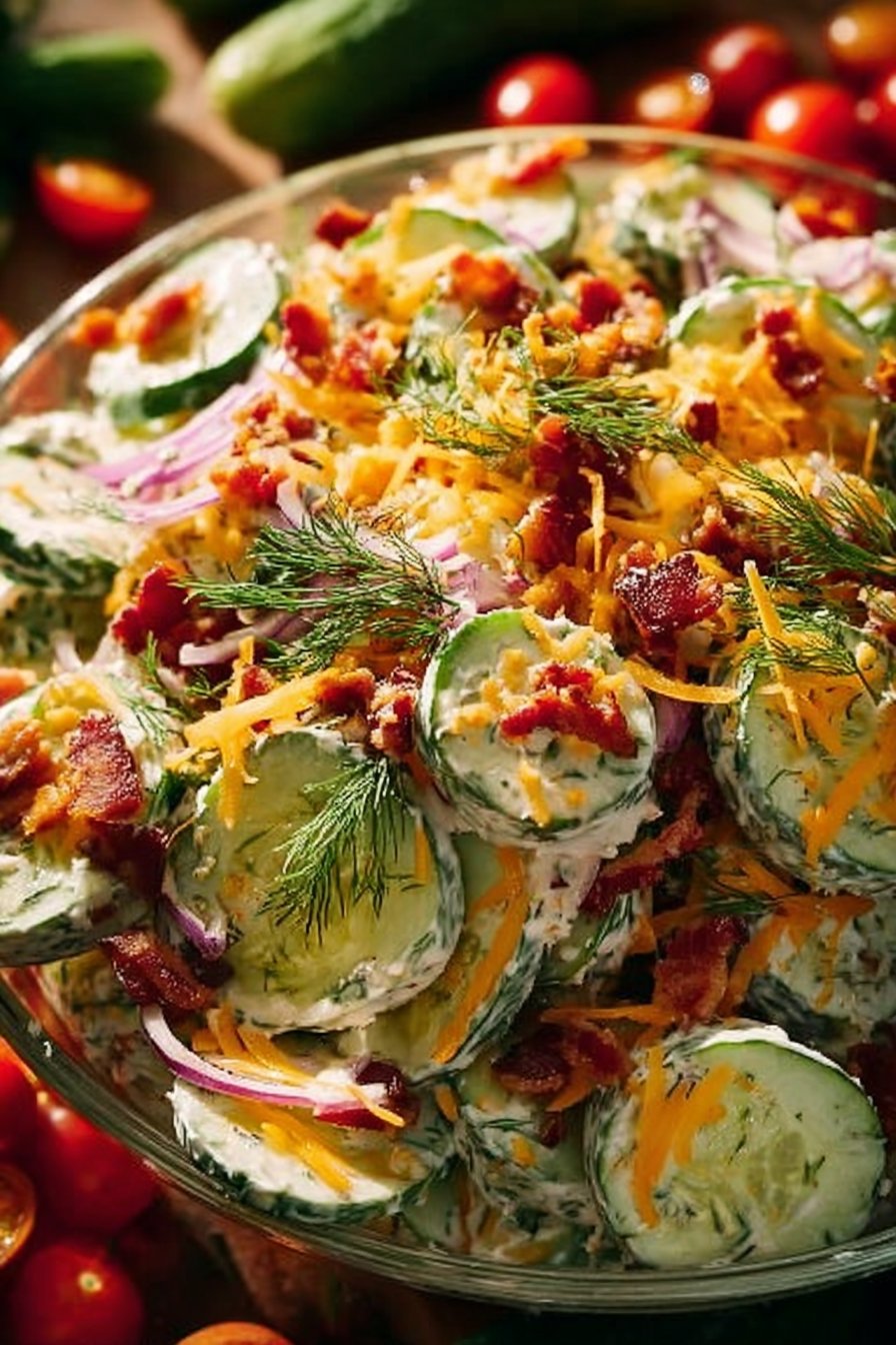 Creamy Cucumber Crack Salad