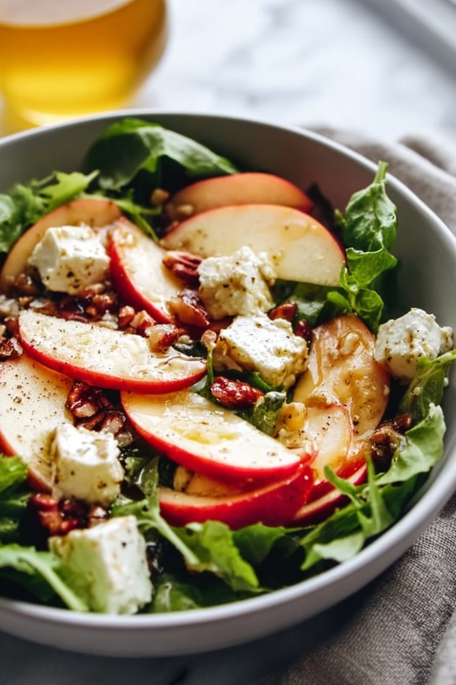 Honeycrisp Apple and Feta Salad