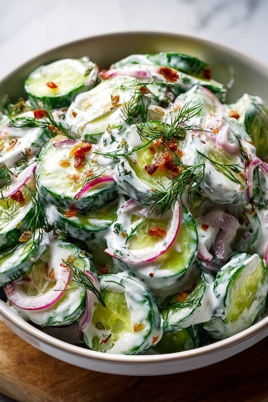 Cucumber Ranch Crack Salad