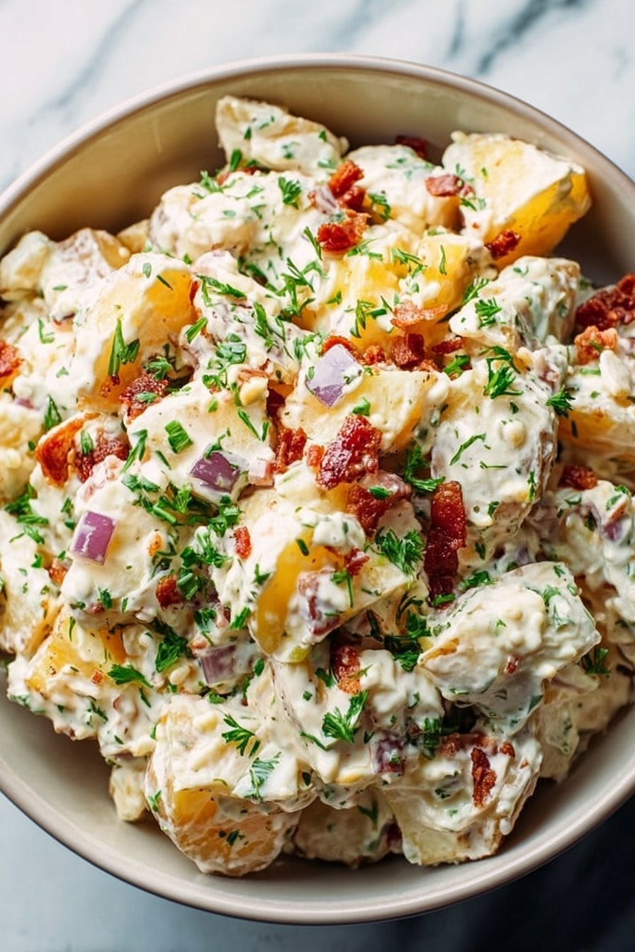 Steakhouse Potato Salad: A Creamy, Flavor-Packed Side Dish