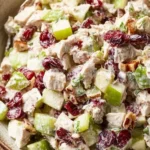 Fall Harvest Chicken Salad with fresh ingredients and seasonal flavors