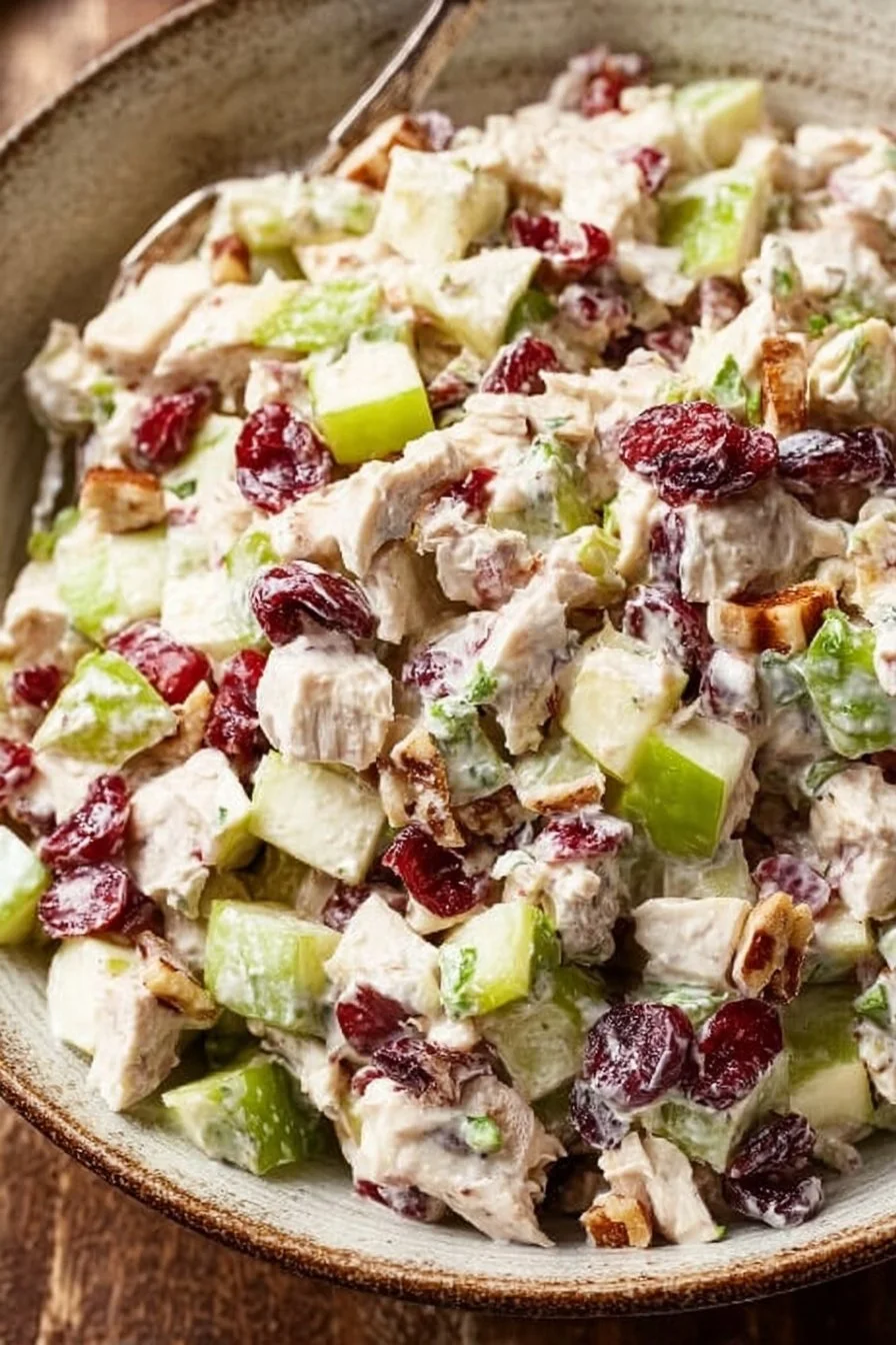 Fall Harvest Chicken Salad with fresh ingredients and seasonal flavors