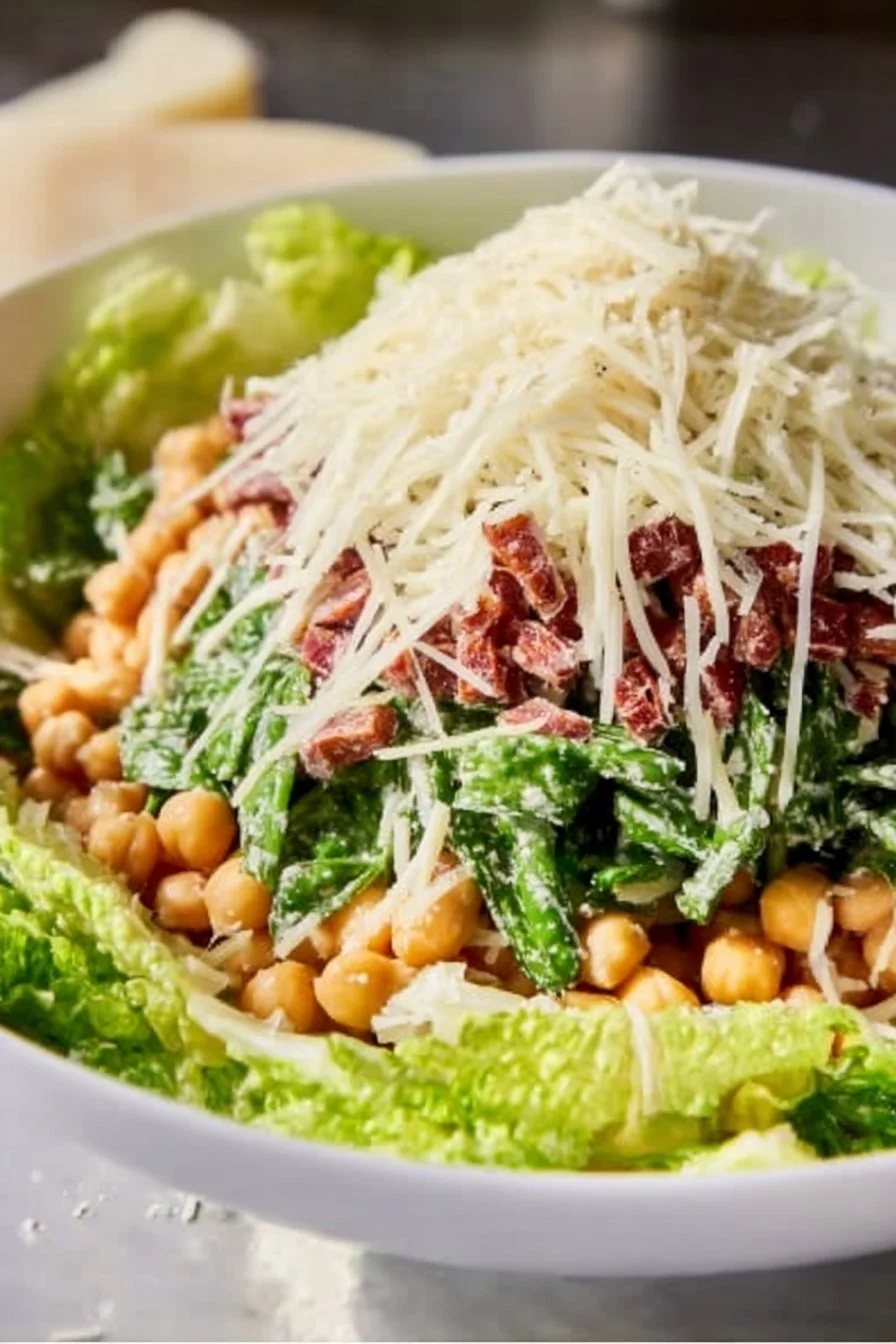 Delicious La Scala chopped salad served fresh with colorful vegetables.