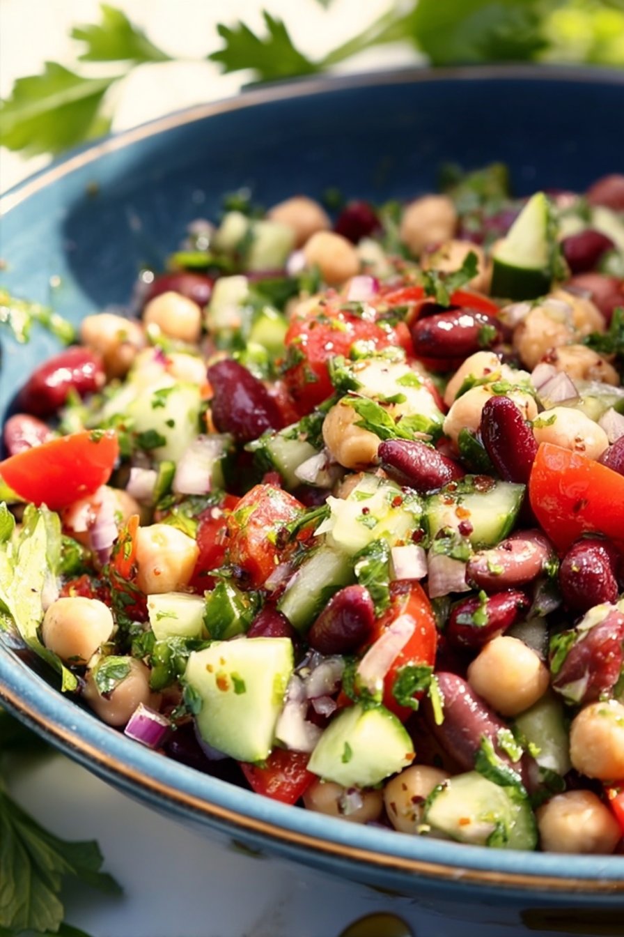 Mediterranean Bean Salad