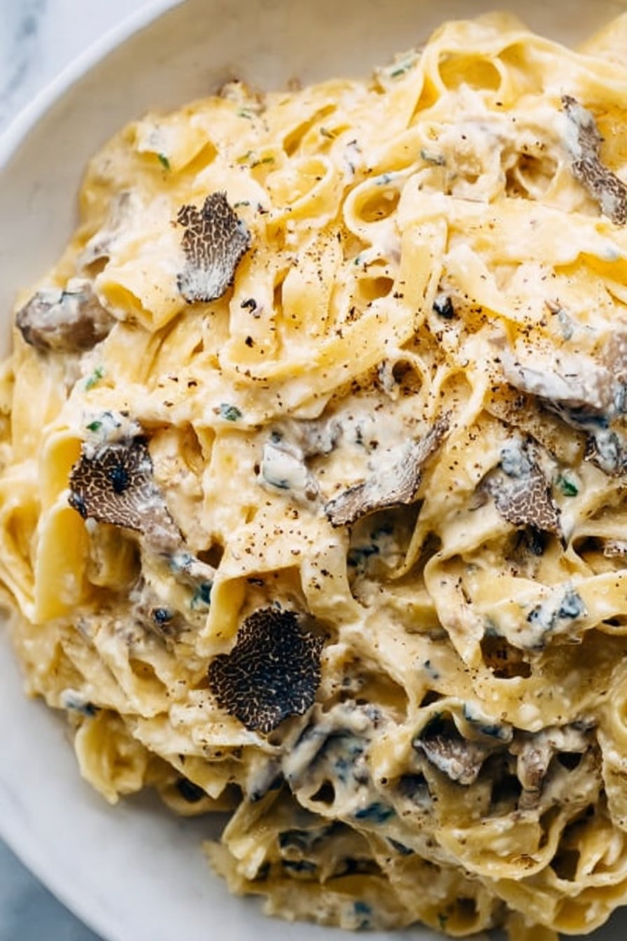 Tagliatelle with Truffle Sauce